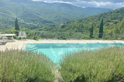 Tuscan modern historical cottage in the hills with own  swimming pool