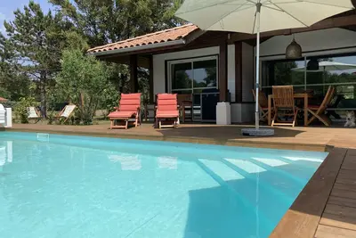 Image de 4*-Villa récemment rénovée, piscine privée chauffée, près de plage et le golf