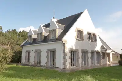 Image de Grande maison avec tennis, les plages à pied