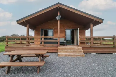 Image de The Lodge At Crossroads Farm, pet friendly in Middlezoy
