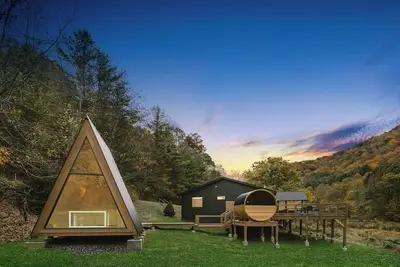 Image de Scandi Cabin on 105 acres: Views\/Hot Tub\/Sauna\/Ev, Pwr+Wtr