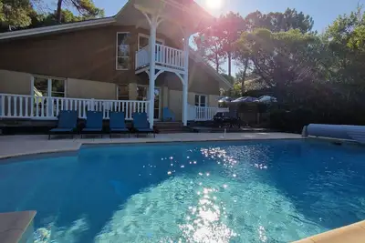 Image de Villa Lacanau-océan dans la pinède 4chambres\/3 salles d'eau & piscine chauffée