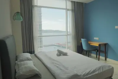 Amazing Seaview Hotel Room Kkcity Center Rooftop Swimming Pool