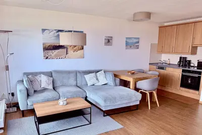 Image de Ferienwohnung 48qm, im 5. og, für 2-4 Gäste mit Blickrichtung Elbe