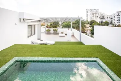 Image de Modern 4Bdr house w/ Jacuzzi, Terrace & Bbq at Bv, Santo. . .