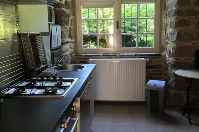 Image de Le Moulin des Salelles, 3 Gîtes en bord de rivière plage privée, baignade canoës
