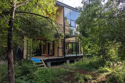 Forest dream house for remote work and rest