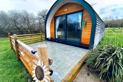 Image de Beech Pod Cabin in beautiful surroundings Wrexham