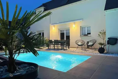 Image de Agréable maison avec piscine chauffée tout confort proche la Baule
