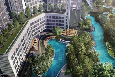 Image de Resort style condo, high floor studio, pool view