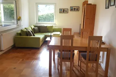 Image de Appartement de vacances \"Glüxnest\" avec terrasse privée, jardin partagé, sauna et Wi-Fi
