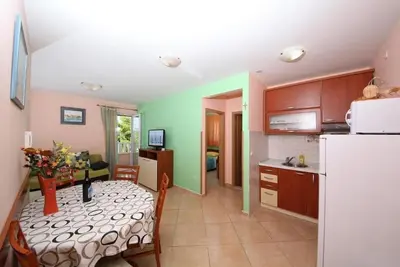Image de Appartement d'une chambre avec le balcon et la vue sur le mer Promajna, Makarska (A-21101-a)
