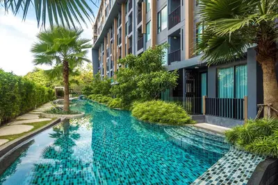 Image de Modern Surin Condo - walk to beach, 3 pools & gym