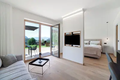 Image de Studio 'Alivo Living Apartment Olivia' avec vue montagne, terrasse partagée et Wi-Fi