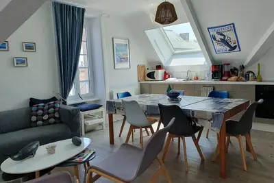 Image de Appartement lumineux au coeur de St Cast face Ă la mer avec jardin privatif clos