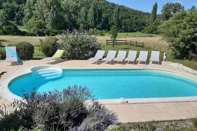 Image de Maison de luxe à Léobard avec piscine privée