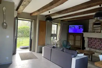 Image de belle maison à la campagne