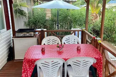 Image de Bungalow in a comfortable 3-star campsite. Accepted animals.
