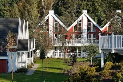 Ferienhaus „Fünen Xxl“ 218m² für 12+2 Pers. im Schlosspark Bad Saarow, Sauna, Whirlpool und Kamin
