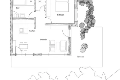 Image de Modern designed garden apartment No: 6 with terrace, 2 minutes to the lake