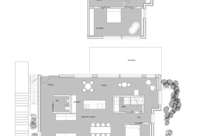 Image de Spacious, modern loft apartment over 2 floors, 2 minutes to the lake