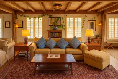 Image de Beautifully Renovated Post and Beam Loft Style Home