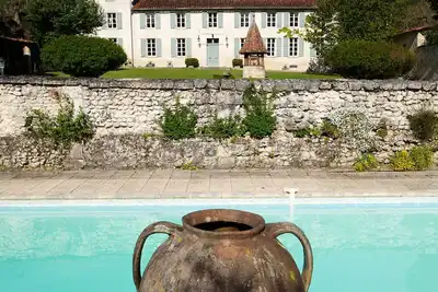 Image de Walking distance to Aubeterre - Gorgeous Country Manor for families, heated pool