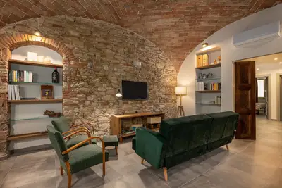 Image de Casa Masoni : appartement design avec Wi-Fi et climatisation.
