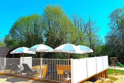 Image de Maison pour 7 personnes piscine chauffée privée 32m2