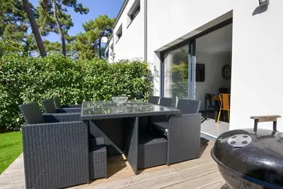 Image de Villa climatisée confort avec jardin, terrasse et Wifi à 300m commerces et 1km plages - 6 pers