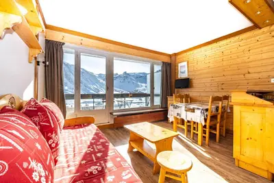 Image de Studio rénové skis aux pieds à Tignes avec balcon, exposition sud, animaux acceptés