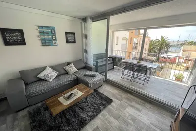 Image de Appartement climatisé avec balcon, piscine et parking au Cap d'Agde