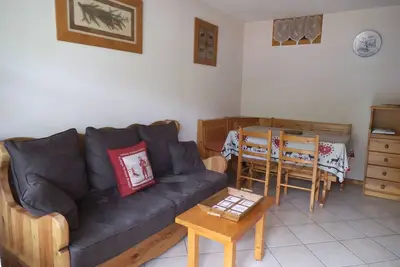 Image de Studio cosy avec terrasse au centre du Grand-Bornand, proche des pistes et commerces