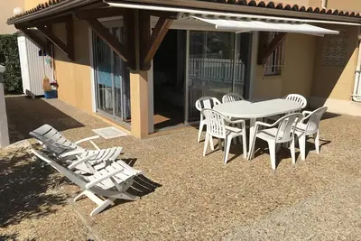Image de Appartement Rdc Ă 100m de la plage, terrasse, parking, pour 6 personnes, Cap d'Agde