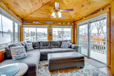 Image de Lime Lake Cottage w/ Lakefront Deck & Dock!