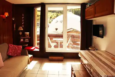 Image de Joli studio de 4 personnes en cœur de station vue pistes