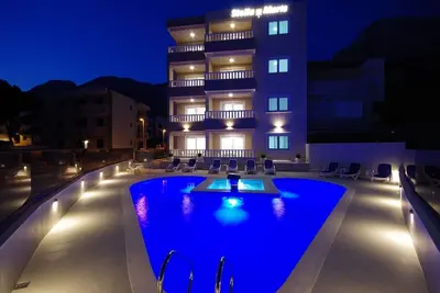 Image de Appartement d'une chambre avec la terrasse Promajna, Makarska (A-21102-e)