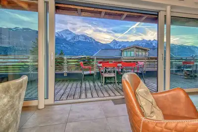 Image de Large modern Penthouse close to the skilifts with great panoramic views