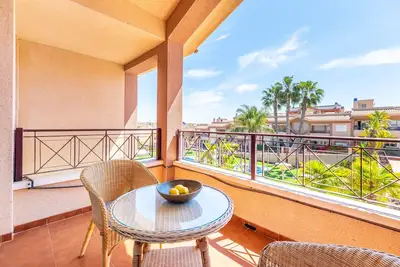 Maison de vacances \"casa en la playa con piscina y terraza S. T\"