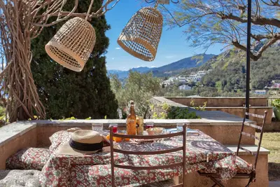 Image de Villa Marinu Muntese proche du couvent d’Erbalunga, avec piscine vue mer
