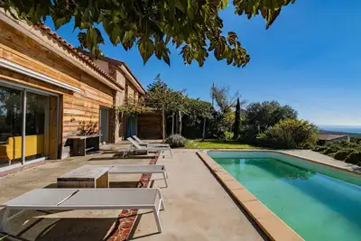 Image de Maison de vacances 'Maison Aux Vents' avec vue sur la mer, Wi-Fi et climatisation