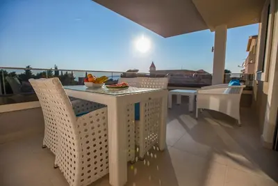 Image de Appartement d'une chambre avec la terrasse Promajna, Makarska (A-21175-j)