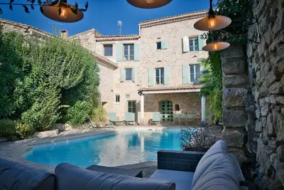 Image de Mas in stone swimming pool typical village close Uzes / Pont du Gard 6/8 pers