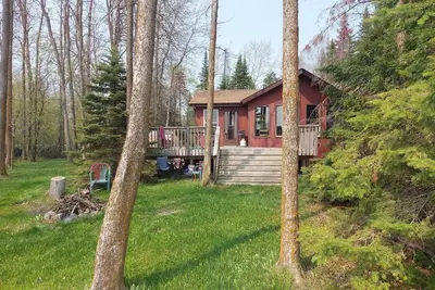 Image de Partial lake view cabin at Balaton Beach with handicap access