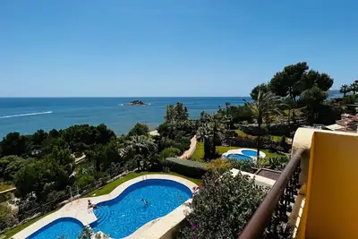 Image de Appartement \"Villa Gadea 10-1-4\" avec vue sur la mer, Wi-Fi et climatisation