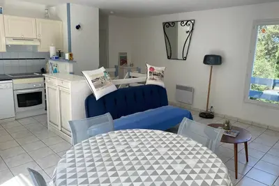 Image de Maison dans résidence à 5 minutes à pied de la plage de Nauzan