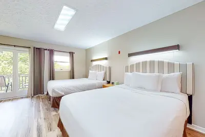 Image de Second-floor, dog-friendly studio with gym & golf view - walk to Douglas Lake