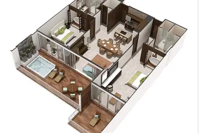 Image de Grand Luxxe Two Bedroom Suite with private plunge pool
