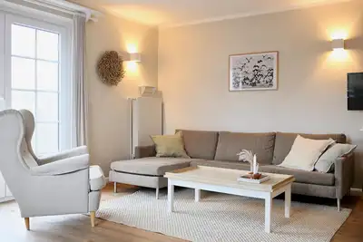 Image de Stilvolle 4-sterne-ferienwohnung \"föhr\" mit Eigener Terrasse und Deich-blick