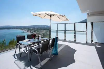 Image de Astounding Corfu Villa | 2 Bedrooms | Villa Clara | Wonderful Sea & Mountain Views | Pirgi